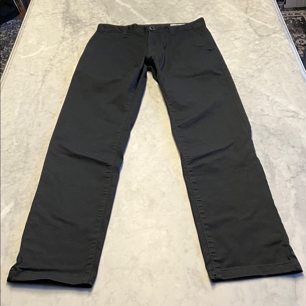 Volcom stretch Chino pants. Black. 29 x 34